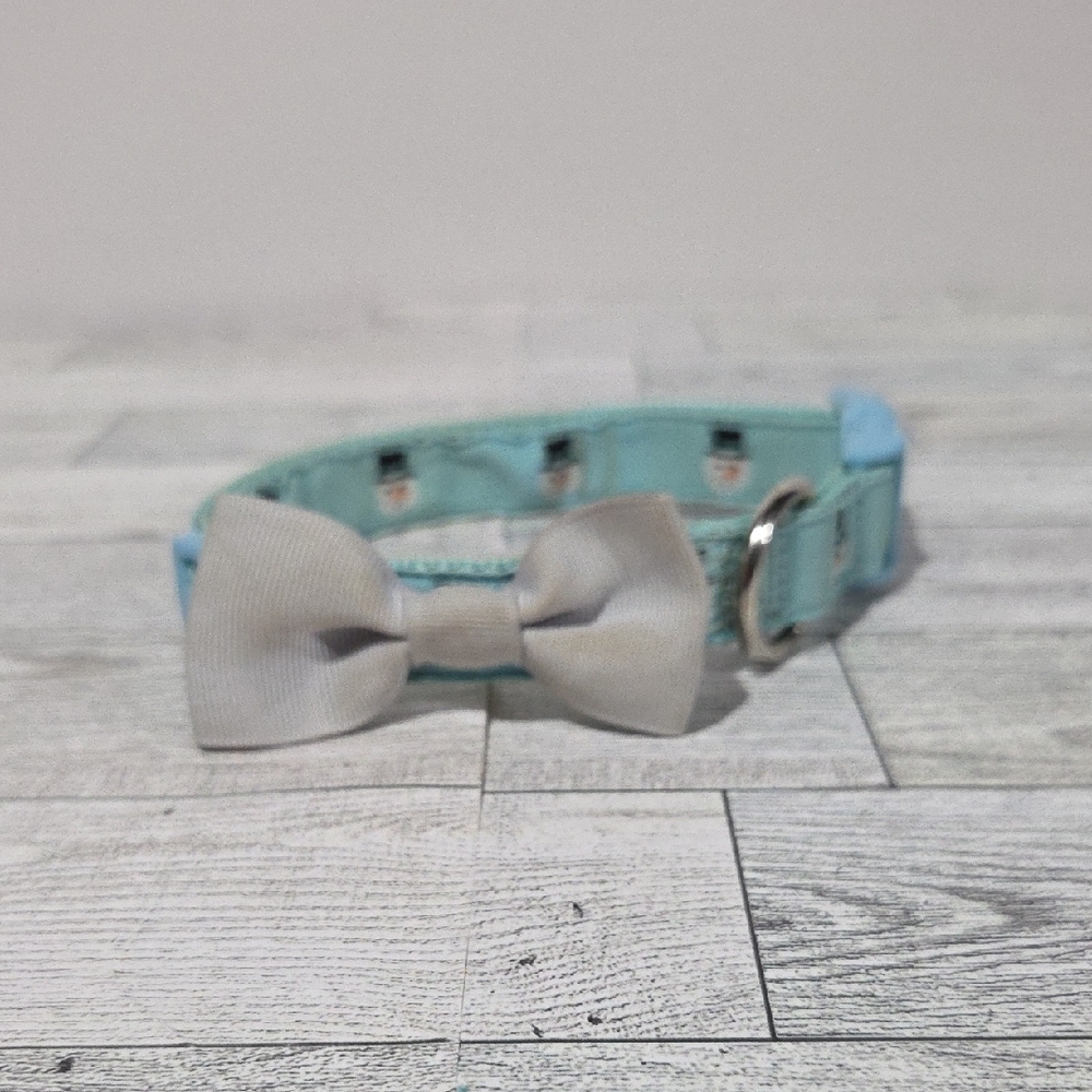 Martha Stewart Snowman Dog Bow Tie Collar